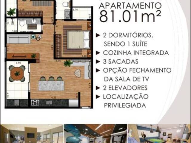 #84 - Apartamento para Venda em São José dos Campos - SP